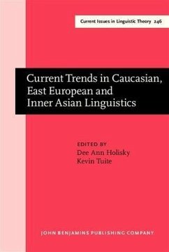 Cover Current Trends in Caucasian, East European and Inner Asian Linguistics (eBook, PDF)