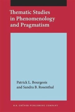 Cover Thematic Studies in Phenomenology and Pragmatism (eBook, PDF)