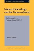 Modes of Knowledge and the Transcendental (eBook, PDF)