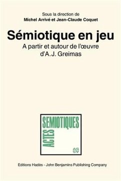 Cover Semiotique en jeu (eBook, PDF)