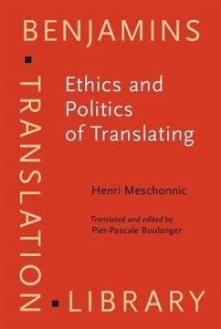 Cover Ethics and Politics of Translating (eBook, PDF)