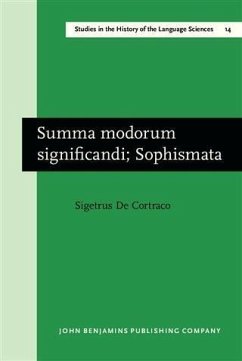 Cover Summa modorum significandi; Sophismata (eBook, PDF)