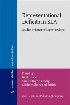 Cover Representational Deficits in SLA (eBook, PDF)