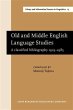 Old and Middle English Language Studies... - Bild 1