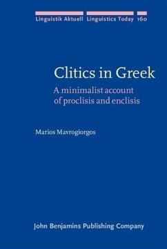 Clitics in Greek (eBook, PDF) - Mavrogiorgos, Marios