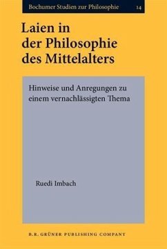 Cover Laien in der Philosophie des Mittelalters (eBook, PDF)