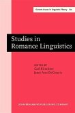 Studies in Romance Linguistics (eBook, PDF)