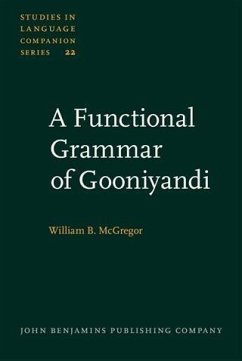 Cover Functional Grammar of Gooniyandi (eBook, PDF)