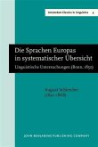 Die Sprachen Europas in systematischer Ubersicht (eBook, PDF)