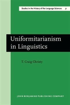 Cover Uniformitarianism in Linguistics (eBook, PDF)