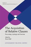 Acquisition of Relative Clauses (eBook, PDF)