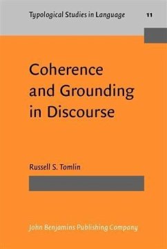 Coherence and Grounding in Discourse (eBook, PDF) - Tomlin, Russell S.