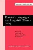 Romance Languages and Linguistic Theory 2003 (eBook, PDF)