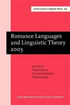 Romance Languages and Linguistic Theory 2003 (eBook, PDF)