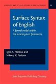 Surface Syntax of English (eBook, PDF)