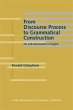 From Discourse Process to Grammatical... - Bild 1