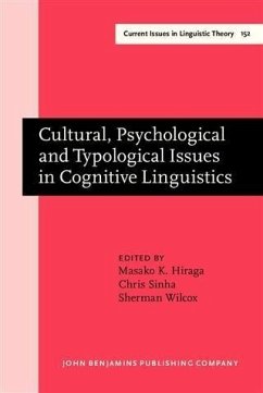 Cover Cultural, Psychological and Typological Issues in Cognitive Linguistics (eBook, PDF)