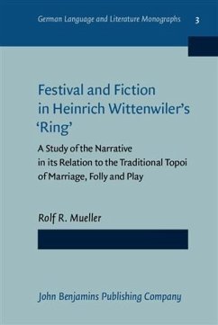 Cover Festival and Fiction in Heinrich Wittenwiler's 'Ring' (eBook, PDF)