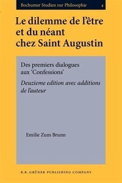 Le dilemme de l'etre et du neant chez Saint Augustin (eBook, PDF) Cover Le dilemme de l'etre et du neant chez Saint Augustin (eBook, PDF)