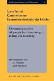 Ioane Petrizi. Kommentar zur Elementatio theologica des Proklos (eBook, PDF)