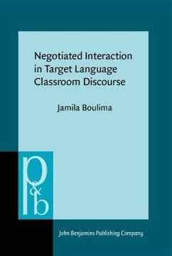 Cover Negotiated Interaction in Target Language Classroom Discourse (eBook, PDF)
