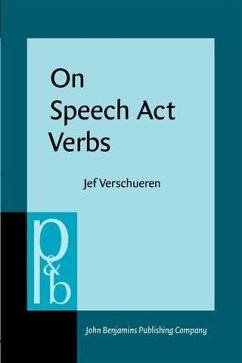 Cover On Speech Act Verbs (eBook, PDF)