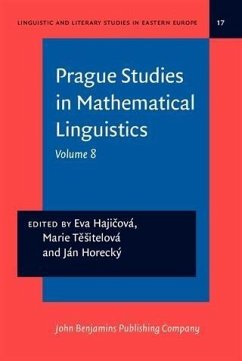 Prague Studies in Mathematical Linguistics (eBook, PDF)