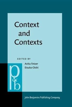 Cover Context and Contexts (eBook, PDF)