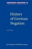History of German Negation (eBook, PDF)