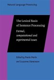 Lexical Basis of Sentence Processing (eBook, PDF)