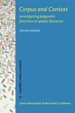 Corpus and Context (eBook, PDF) - Adolphs, Svenja