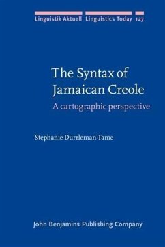 Syntax of Jamaican Creole (eBook, PDF) - Durrleman-Tame, Stephanie