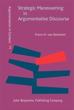 Cover Strategic Maneuvering in Argumentative Discourse (eBook, PDF)