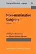 Non-nominative Subjects (eBook, PDF) - Bild 1