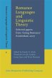 Romance Languages and Linguistic Theory... - Bild 1