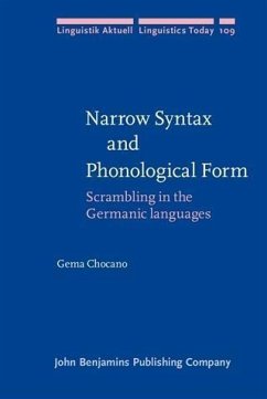 Cover Narrow Syntax and Phonological Form (eBook, PDF)
