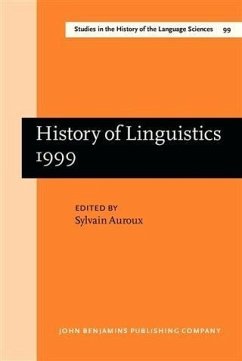 Cover History of Linguistics 1999 (eBook, PDF)