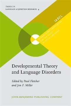 Cover Developmental Theory and Language Disorders (eBook, PDF)