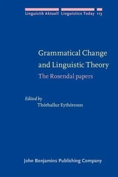 Grammatical Change and Linguistic Theory (eBook, PDF)