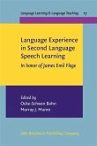 Language Experience in Second Language Speech Learning (eBook, PDF)