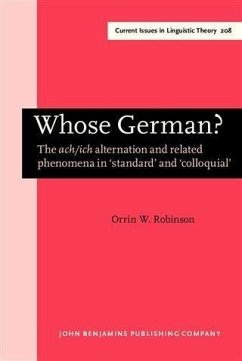 Whose German? (eBook, PDF) - Robinson, Orrin W.