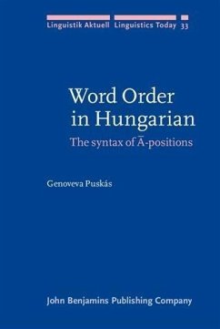 Word Order in Hungarian (eBook, PDF) Cover Word Order in Hungarian (eBook, PDF)