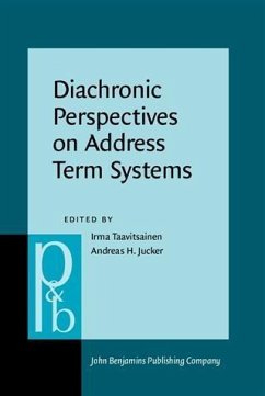 Cover Diachronic Perspectives on Address Term Systems (eBook, PDF)
