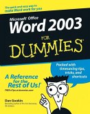 Word 2003 For Dummies (eBook, PDF)