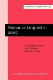 Romance Linguistics 2007 (eBook, PDF)