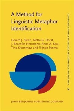 Method for Linguistic Metaphor Identification (eBook, PDF) - Steen, Gerard J.
