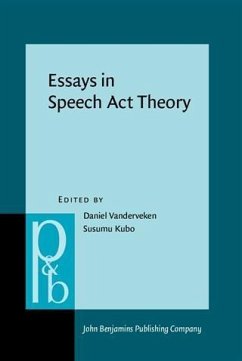 Cover Essays in Speech Act Theory (eBook, PDF)