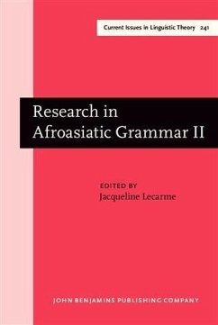 Cover Research in Afroasiatic Grammar II (eBook, PDF)
