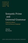 Semantic Primes and Universal Grammar (eBook, PDF)