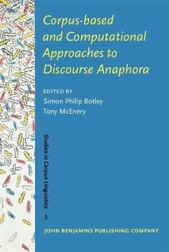 Corpus-based and Computational Approaches to Discourse Anaphora (eBook, PDF)